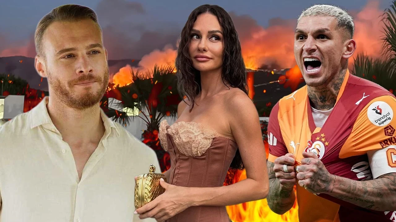 Milas’taki Yangın Lüks Siteye Sıçradı: Yasemin Ergene, Çağatay Ulusoy ve Lucas Torreira'nın Evi Alevlere Teslim Oldu