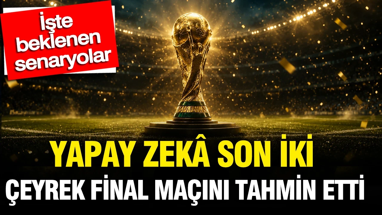 Yapay zekâ son iki çeyrek final eşleşmesini tahmin etti: İşte beklenen senaryolar
