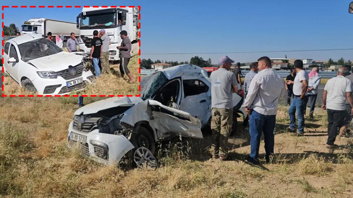 Gaziantep'te YKS yolunda feci kaza:1'i ağır 2 öğrenci yaralandı