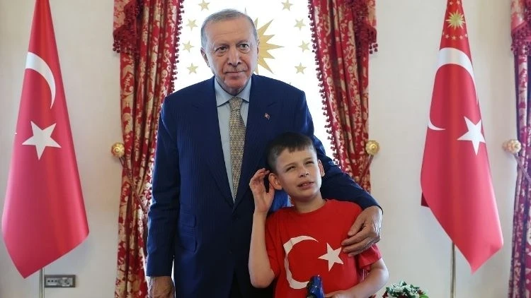 Cumhurbaşkanı Erdoğan, Joshua Harris'i kabul etti