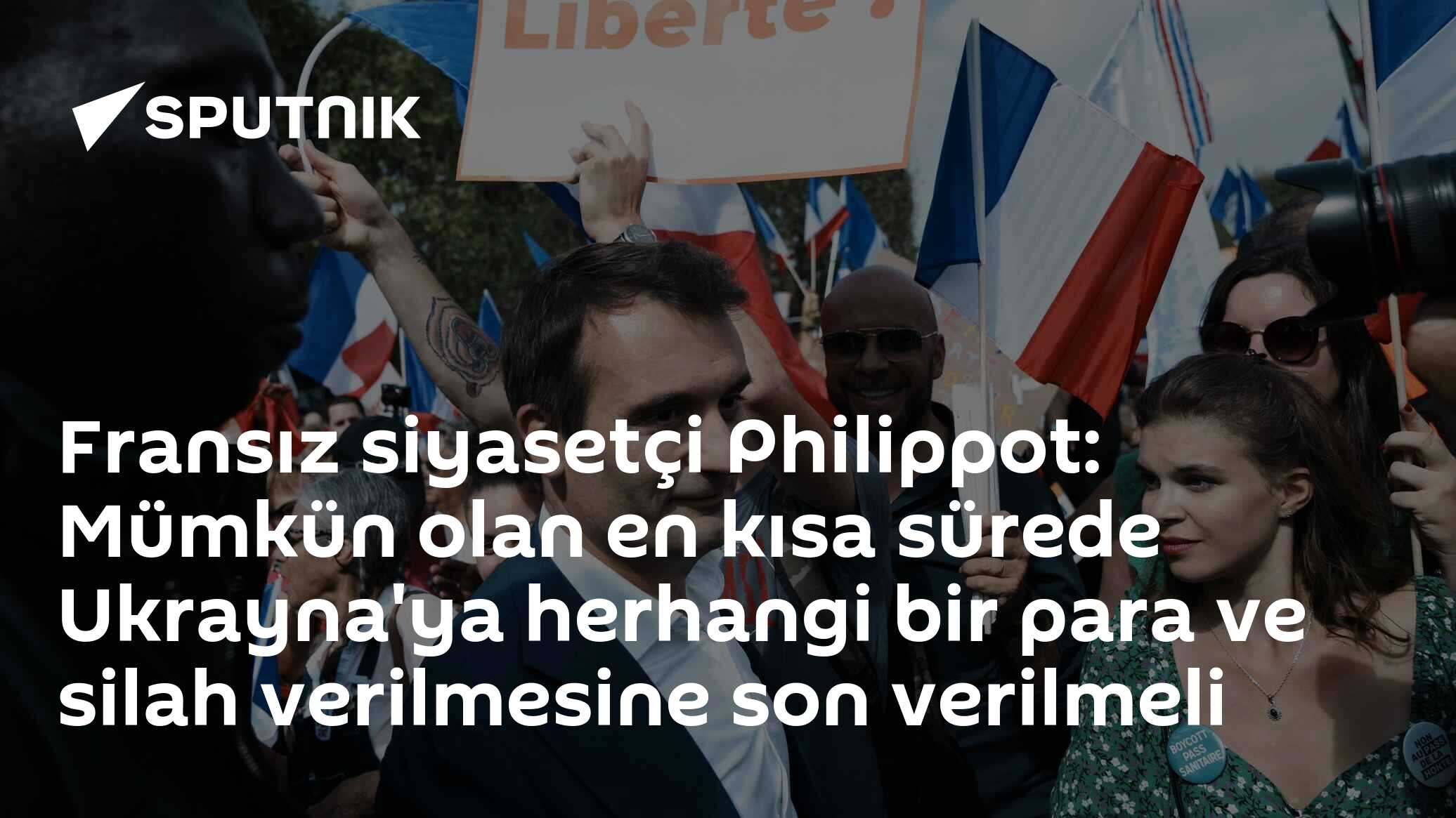 Fransız siyasetçi Philippot: Mümkün olan en kısa sürede Ukrayna'ya herhangi bir para ve silah verilmesine son verilmeli