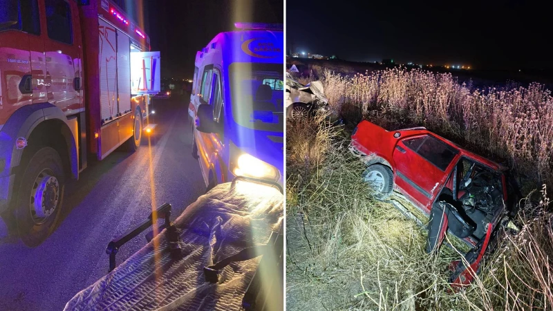 Mardin'de otomobiller çarpıştı: 1 ölü 4 yaralı