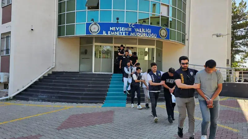 Nevşehir merkezli 19 ilde dolandırıcılığa 41 gözaltı