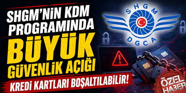 SHGM’nin KDM’i üzerinden har an kredi kartlarınız boşaltılabilir!