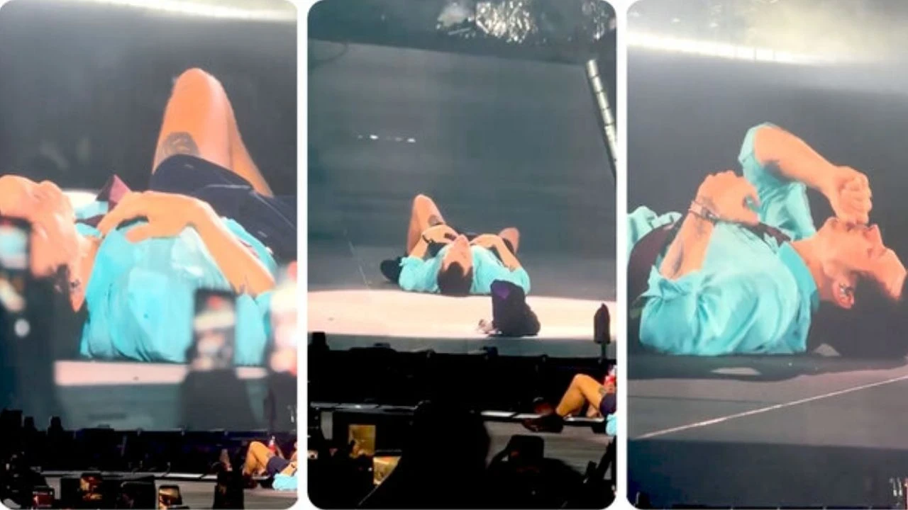 Harry Styles sahnede boğulma tehlikesi atlattı