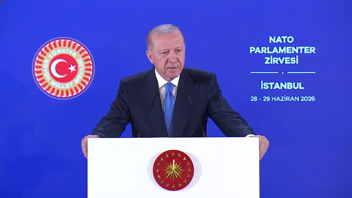 Cumhurbaşkanı Erdoğan, NATO Parlamento Başkanlarıyla buluşmada konuşuyor