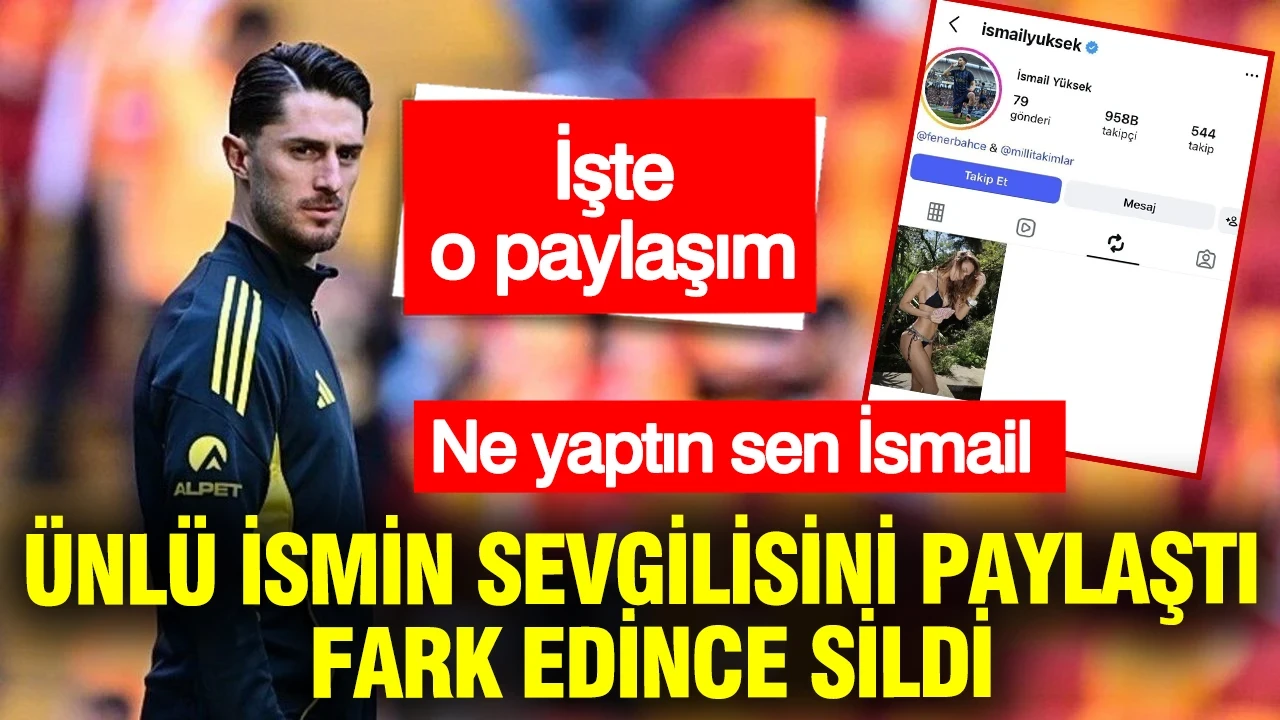 İsmail Yüksek sen ne yaptın! Ünlü ismin sevgilisini paylaştı, fark edince sildi