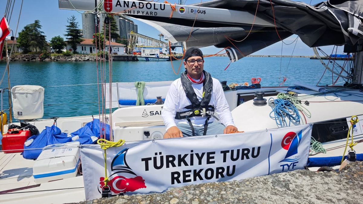 Milli Yelkenci Doğukan Kandemir, 'Solo Türkiye Turu Rekor Denemesi' İçin Yelken Açtı
