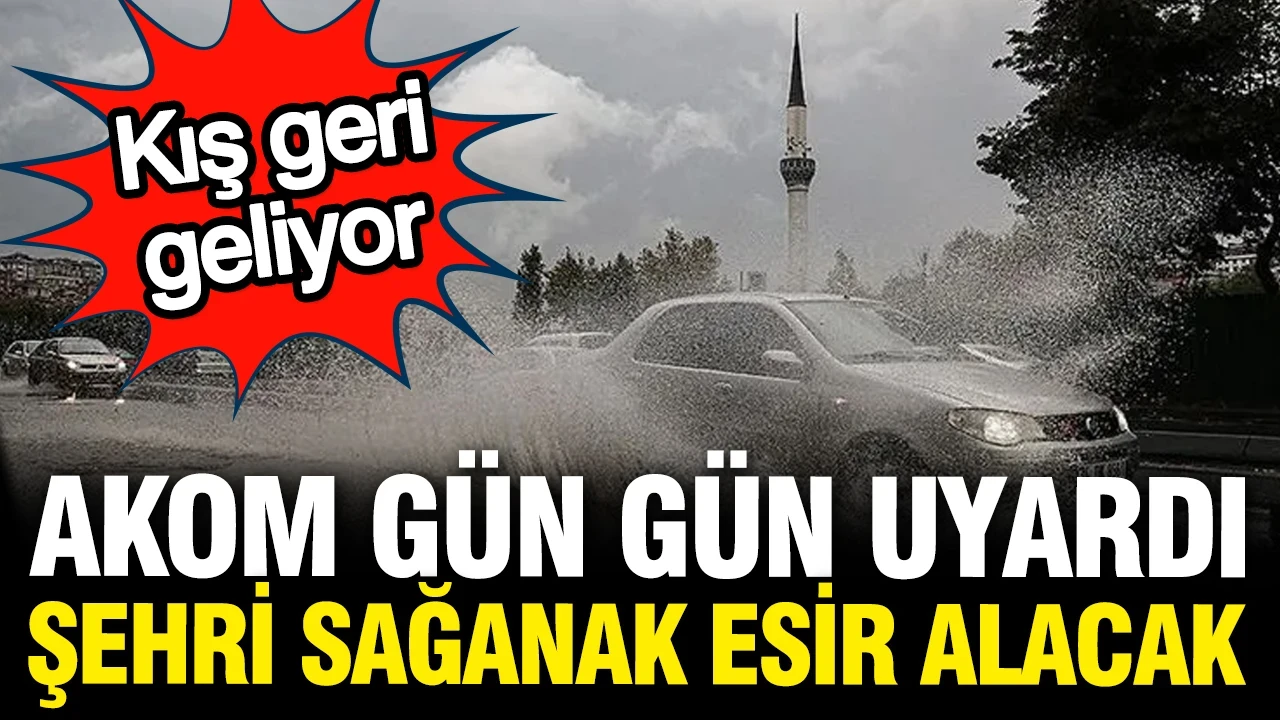 AKOM gün vererek uyardı: Gök gürültülü sağanak yağış esir alacak, 12 kg yağacak