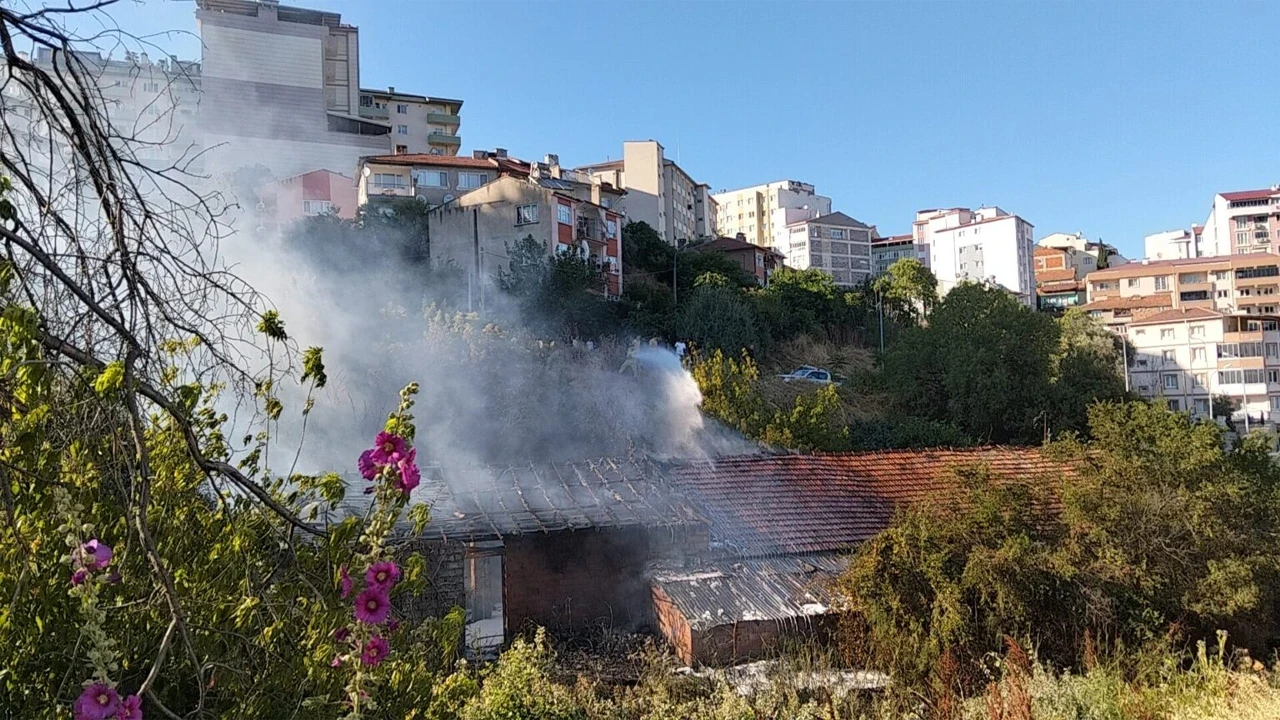 Bilecik’te eski tüp deposunda çıkan yangın otluk alana sıçradı