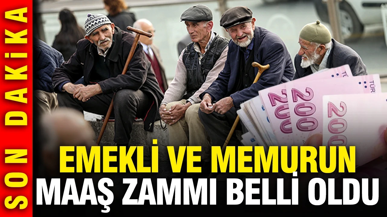 Emekli ve memur maaş zammı belli oldu: İşte alacakları maaşlar