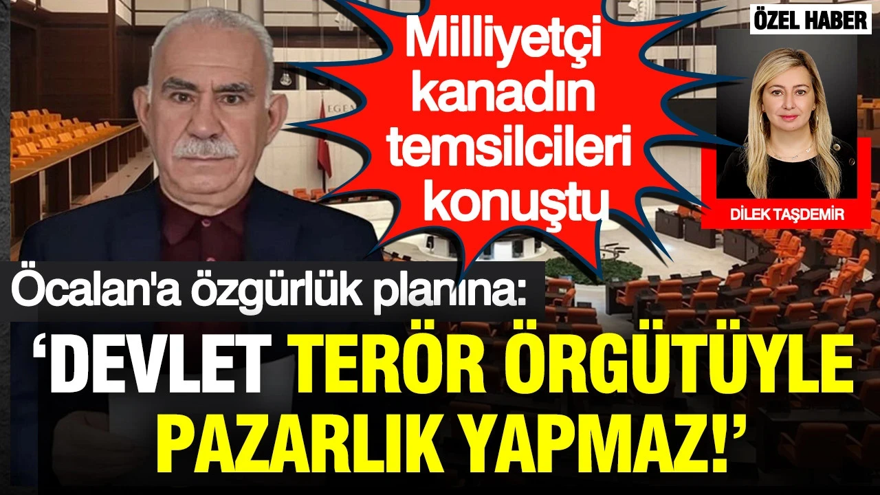 Milliyetçi kanadın temsilcileri konuştu; Öcalan'a özgürlük planına: Devlet terör örgütüyle pazarlık yapmaz