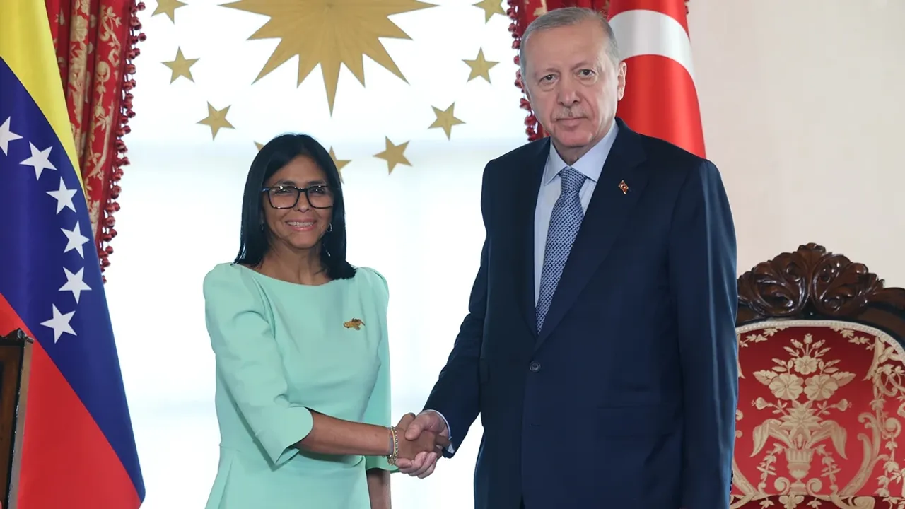 Cumhurbaşkanı Erdoğan, Rodriguez ile görüştü