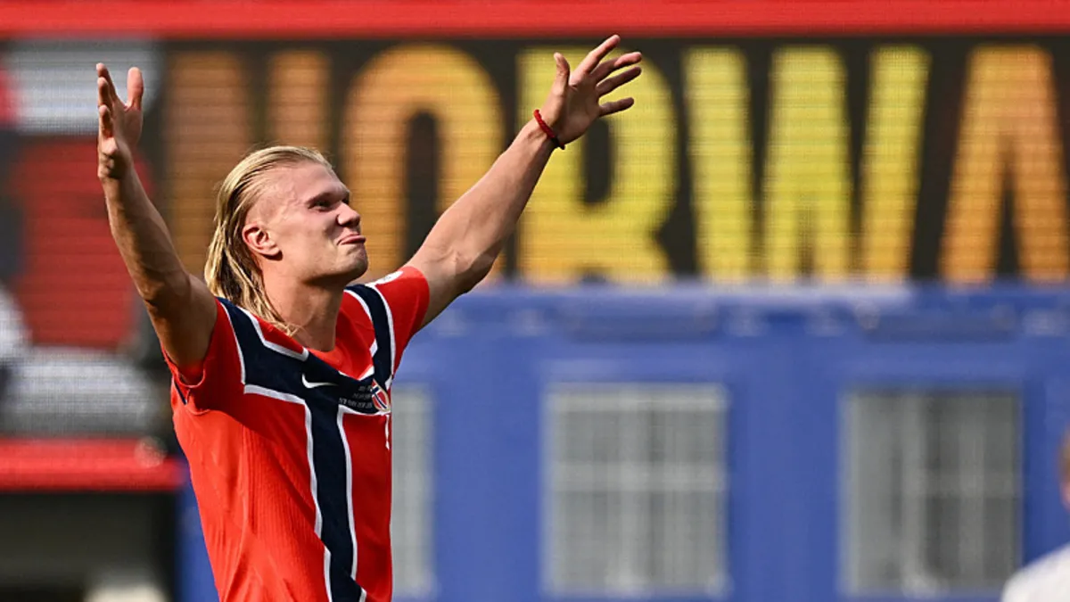 Erling Haaland, Brezilya’yı yıktı!