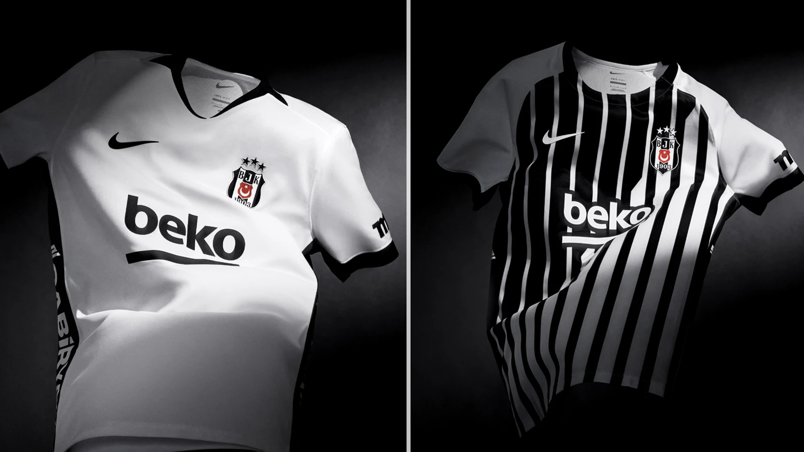 Beşiktaş yeni sezon formalarını tanıttı: Üç forma da taraftarın beğenisine sunuldu