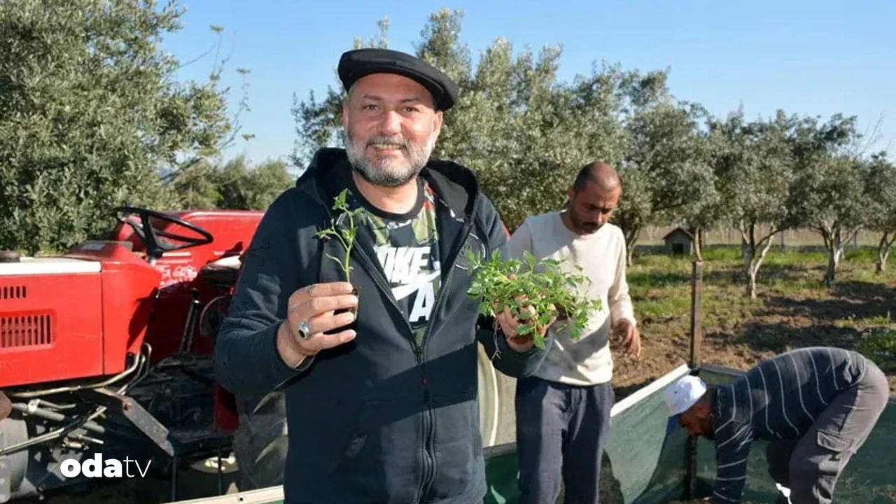 Hüsnü Şenlendirici'nin köy hayatı sürüyor: Hasat için kolları sıvadı