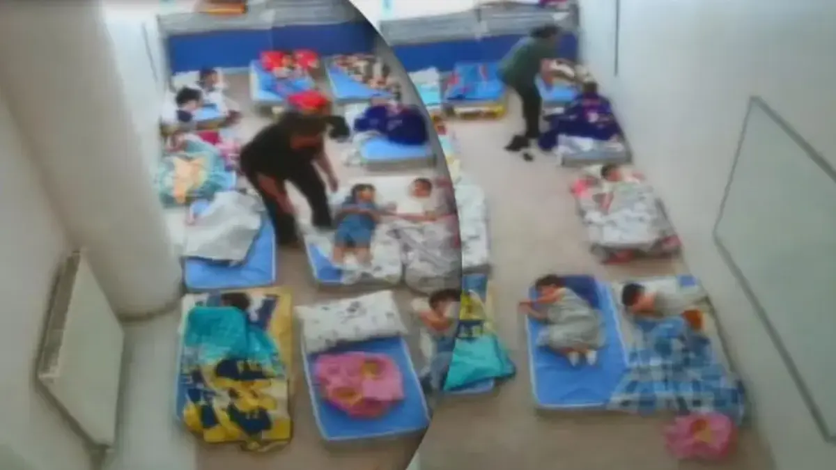 İstanbul'da anaokulunda korkunç görüntü! Çocuklara çubukla şiddet kamerada