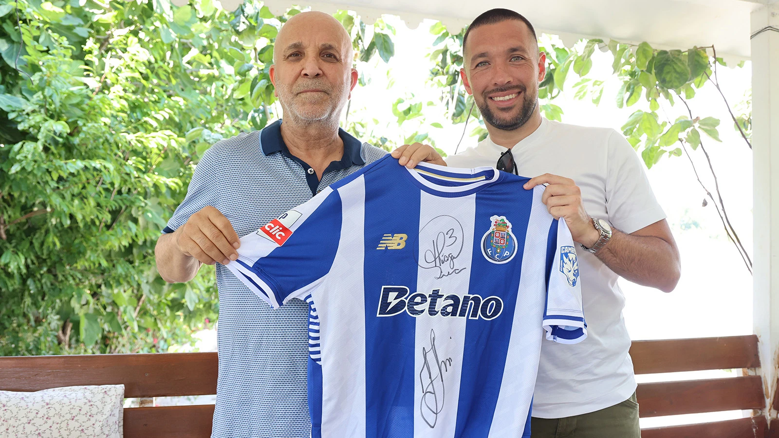 Porto Teknik Direktörü Francesco Farioli'den Alanyaspor Başkanı Hasan Çavuşoğlu'na ziyaret