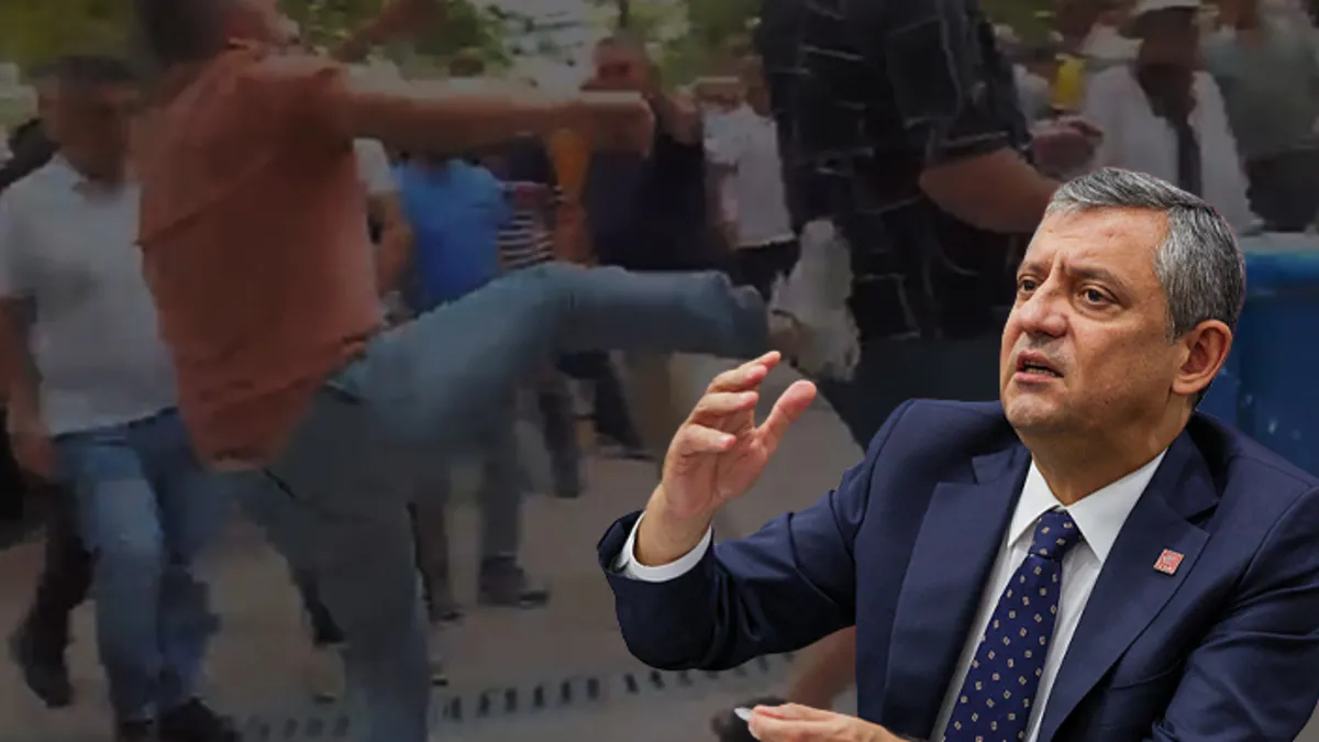 Özgür Özel ve Kemal Kılıçdaroğlu destekçileri arasında arbede! Mustafa Sarıgül tepki gösteren vatandaşa tekme attı