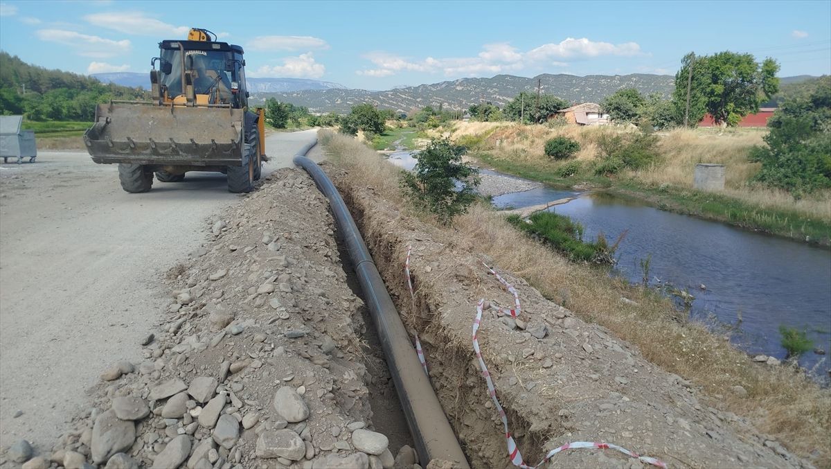 Boyabat'ta yeni su kaynağı ana şebekeye entegre ediliyor