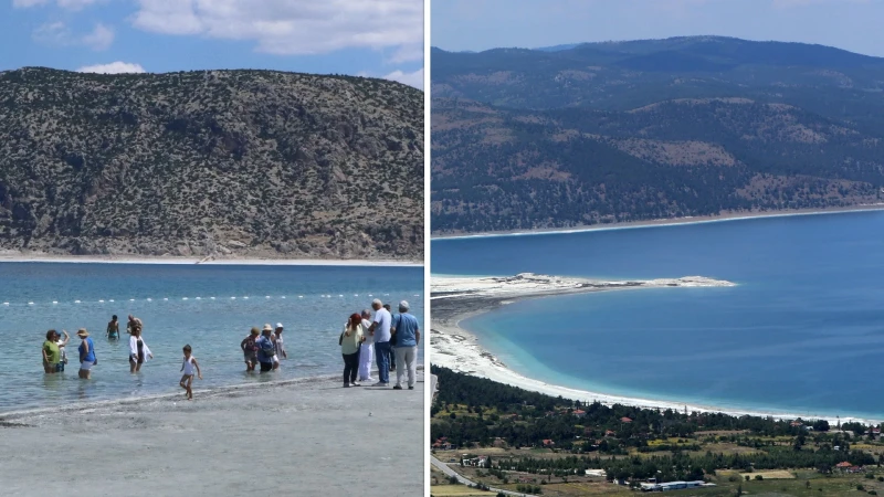 Salda Gölü ziyaretçilerini bekliyor: '600 binin üzerinde turisti almayacağız'
