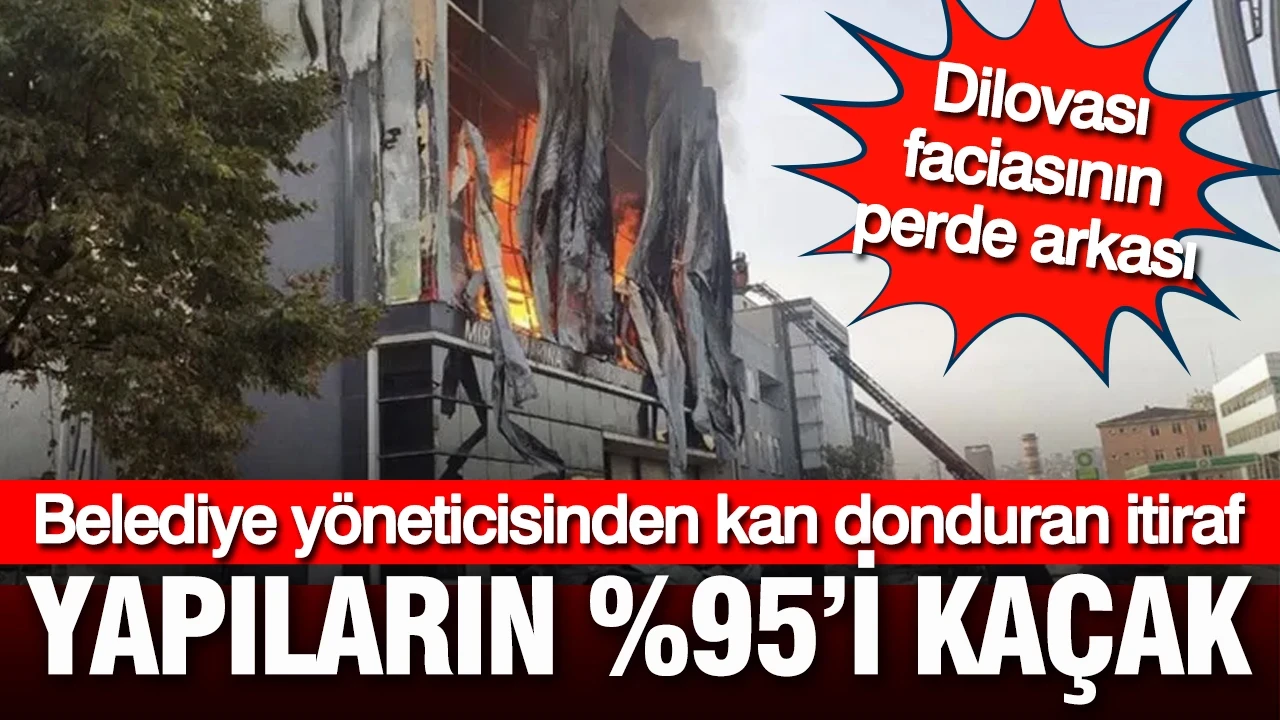 Belediye yöneticisinin ifadesi kan dondurdu: İlçenin yüzde 95'i kaçak yapı