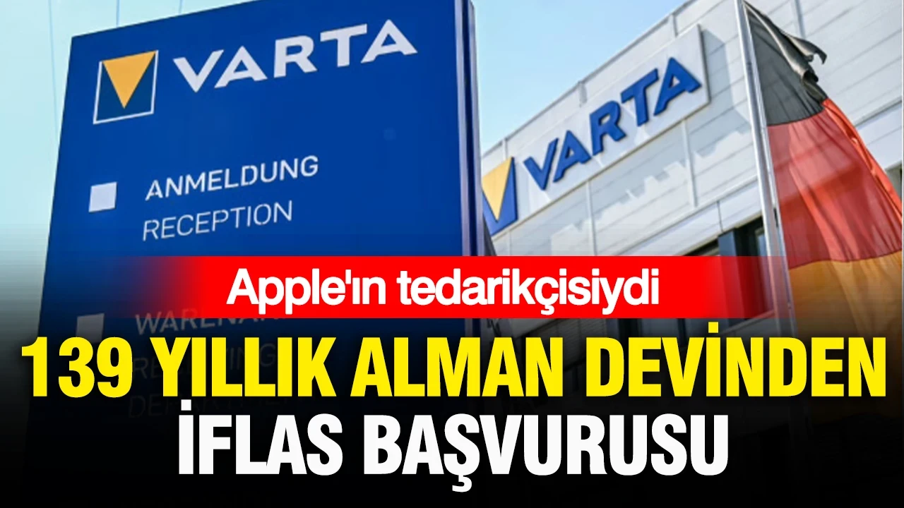 Apple’ın tedarikçisiydi: 139 yıllık Alman devi Varta'dan iflas başvurusu