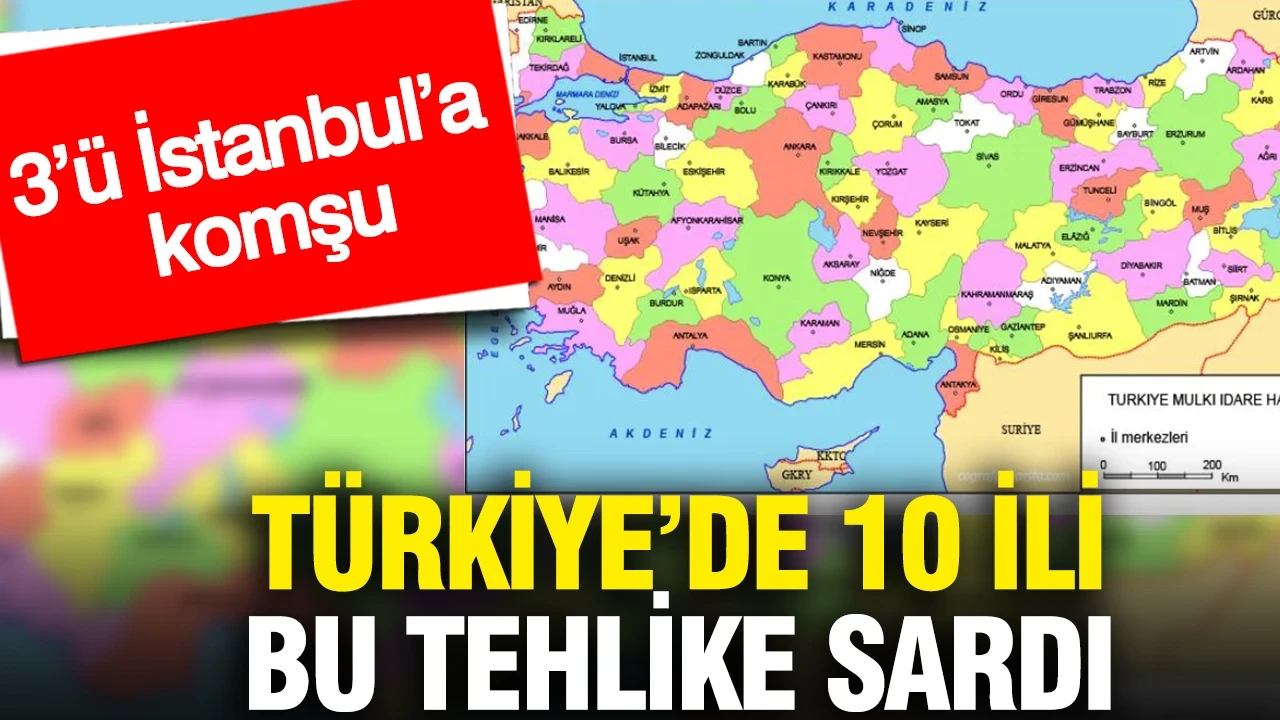 Türkiye’de 10 ili bu tehlike sardı: 3’ü İstanbul’a komşu: Kuraklık sorunu