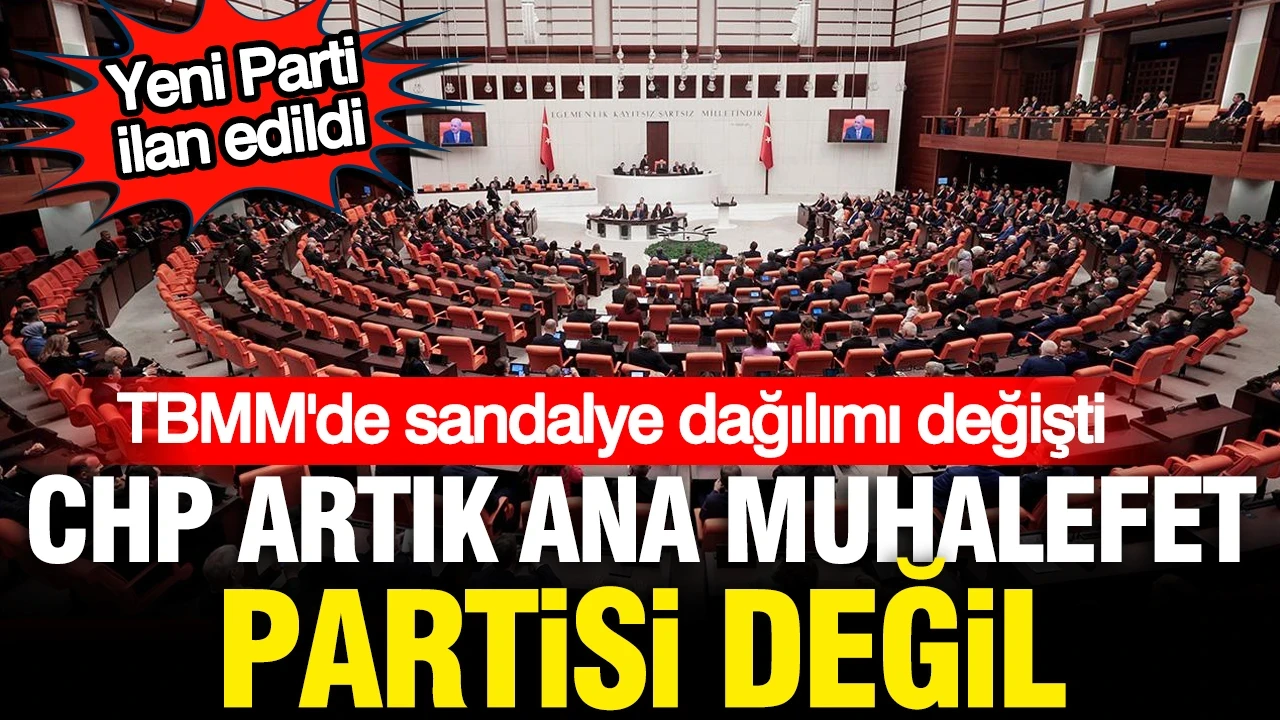 CHP artık ana muhalefet değil