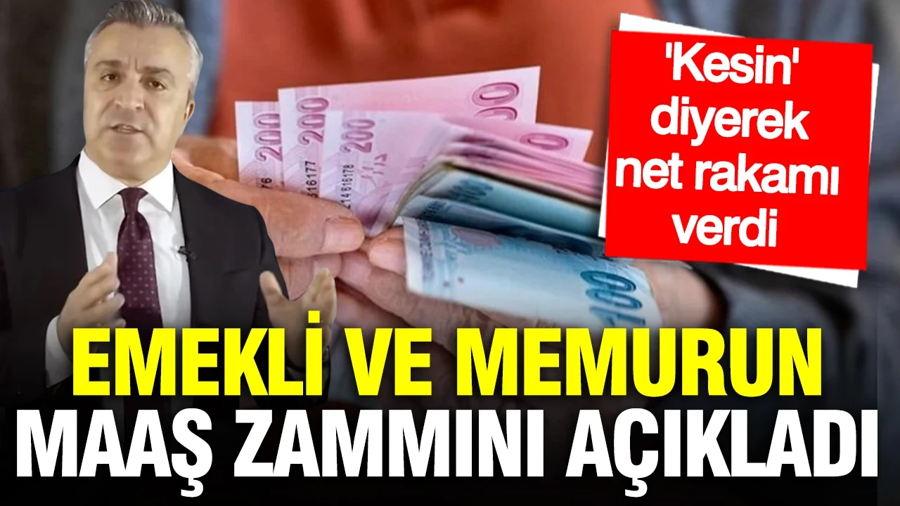 SGK uzmanı Özgür Erdursun emekli ve memur maaş zam rakamını açıkladı