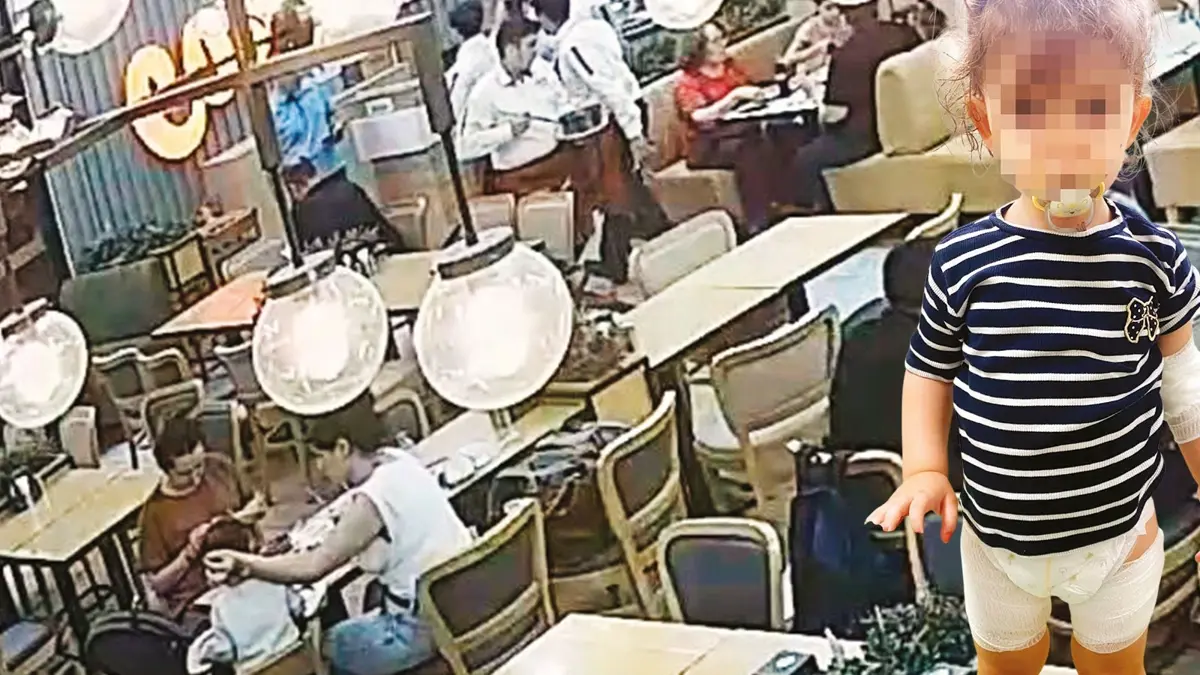 Tereyağı şovu bebeği yaktı