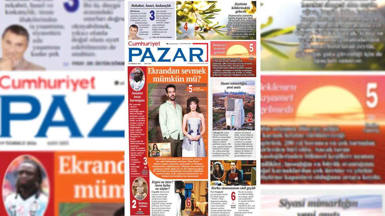 Cumhuriyet Pazar bu hafta da dopdolu!