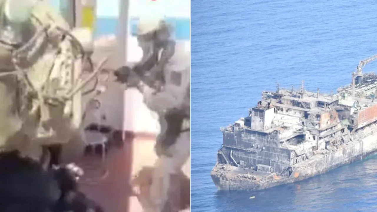 Fransa'dan Rusya'ya gözdağı! Gölge gemiye operasyon görüntüleri ortaya çıktı