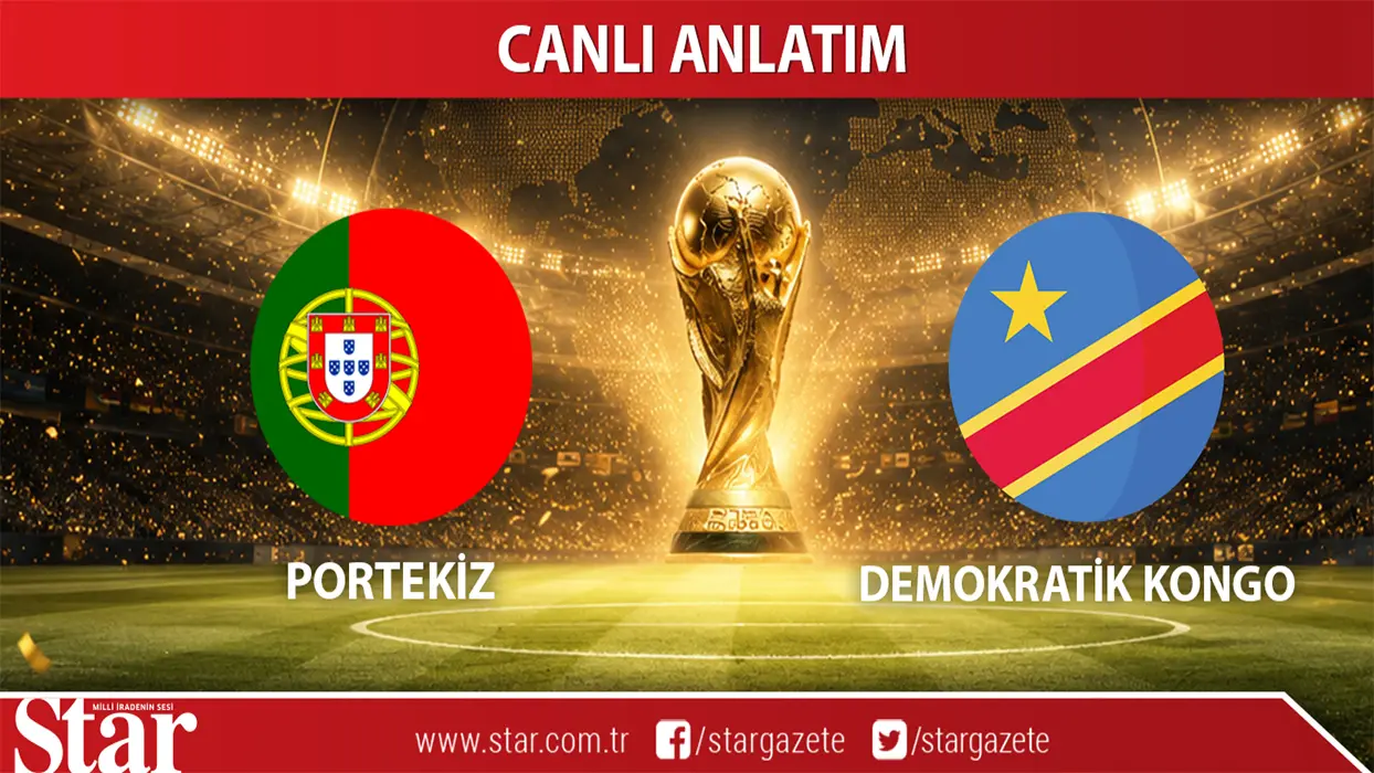 CANLI: Portekiz - Demokratik Kongo