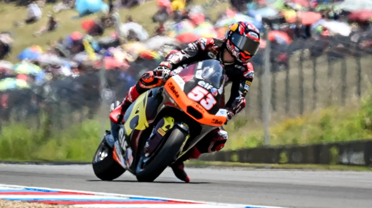 Deniz Öncü, Moto2 Hollanda yarışını tamamlayamadı