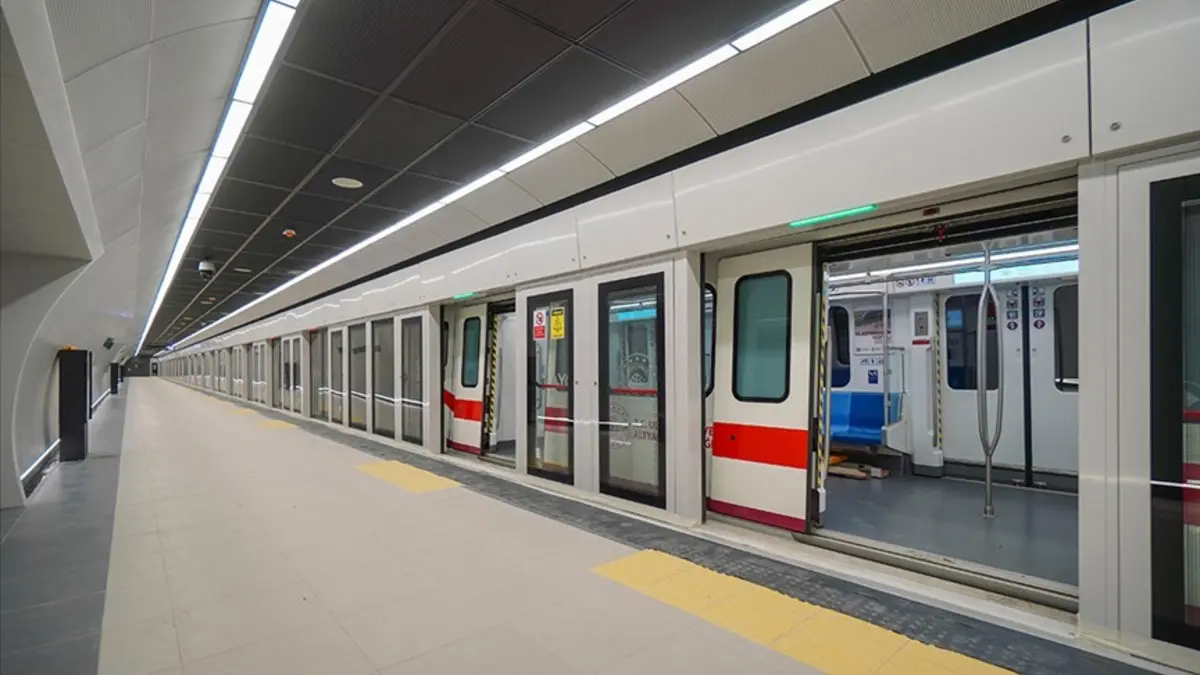 İstanbul'da yeni metro hattı yarın hizmete giriyor