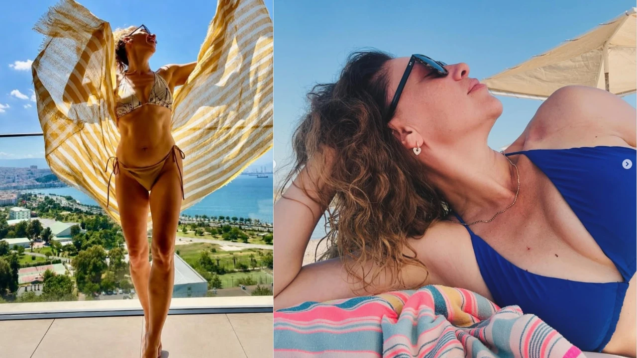 Kızılcık Şerbeti'nin Kıvılcım'ı Evrim Alasya bikini sezonunu açtı