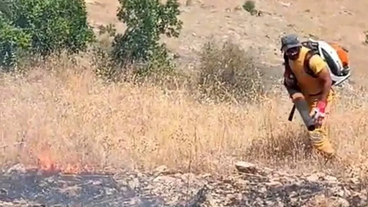 Diyarbakır’ın 3 ilçesinde çıkan yangınlar söndürüldü!