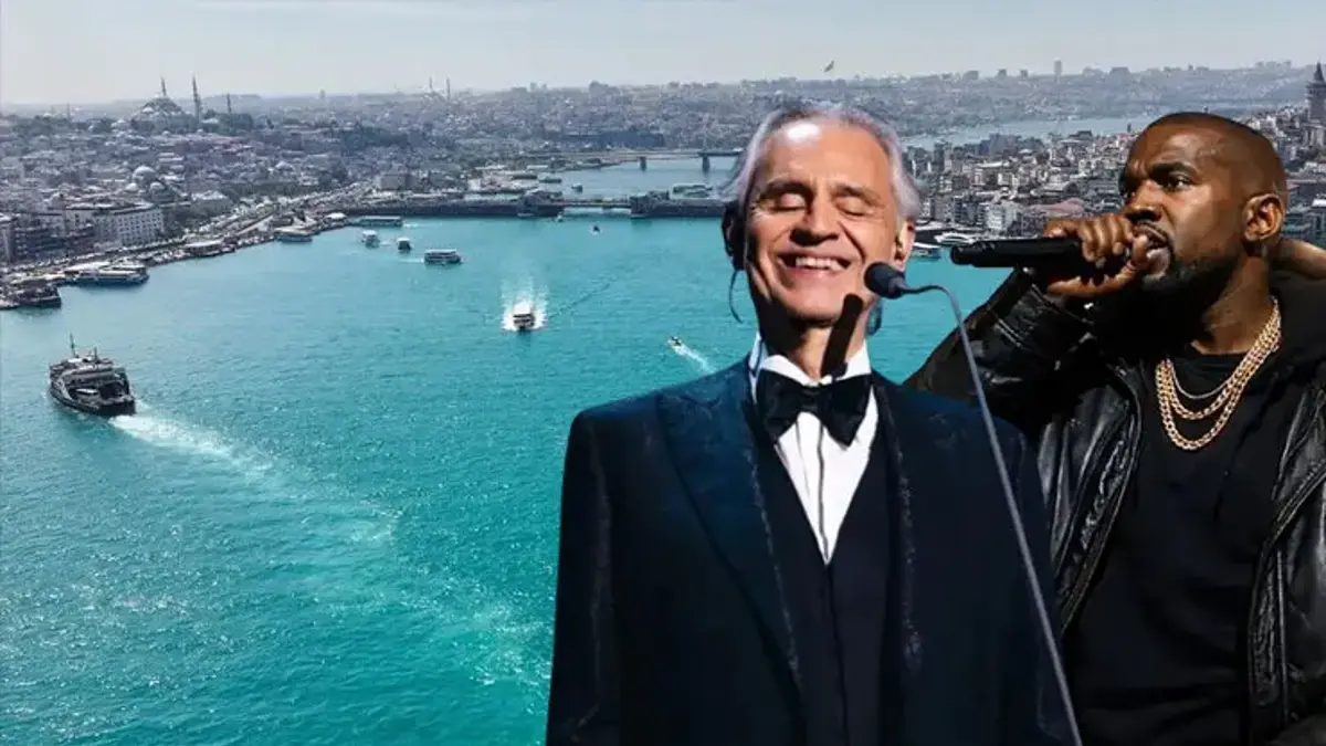 ​Kanye West ve Andrea Bocelli geldi, denge değişti! İstanbul neden starların radarında?