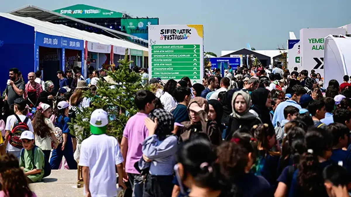 Sıfır Atık Festivali Atatürk Havalimanı'nda devam ediyor