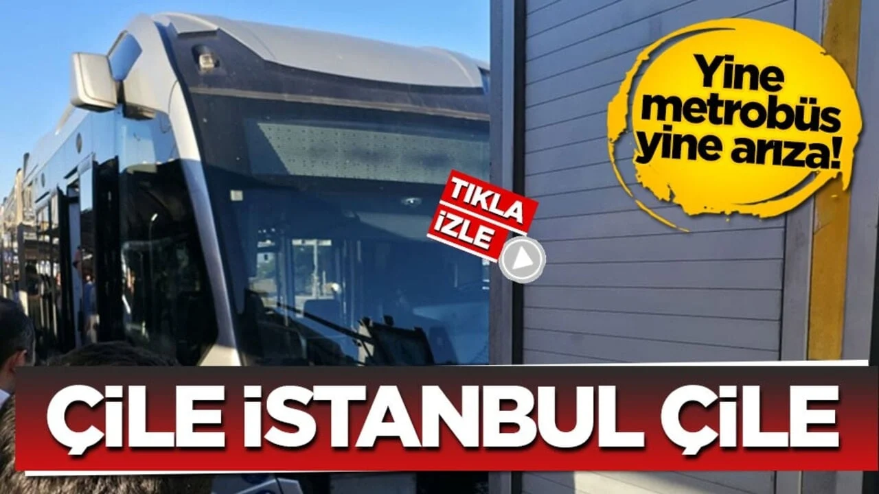 Yine metrobüs yine arıza! Çile İstanbul çile