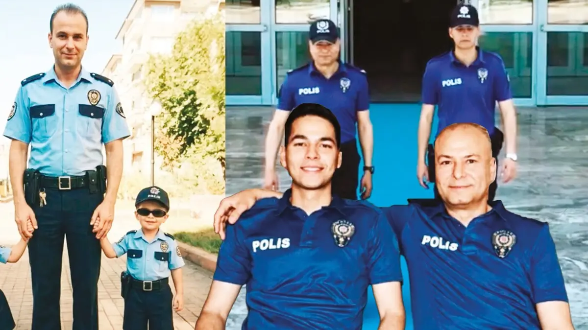 Babasından nöbeti devraldı