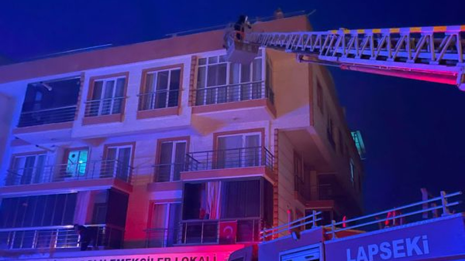 Çanakkale'de yangın: 6 kişi hastanelik oldu