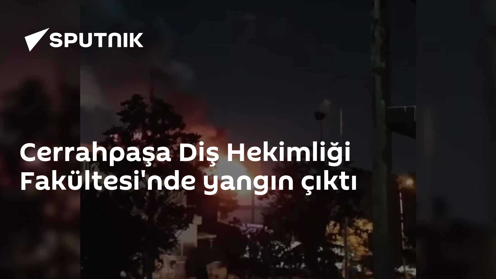 Cerrahpaşa Diş Hekimliği Fakültesi binasında yangın çıktı