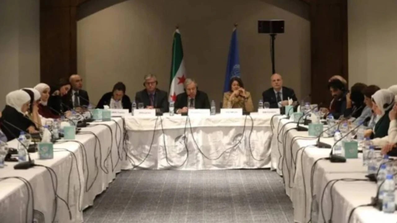 BM Genel Sekreteri Guterres Şam'da kadın örgütleri ile görüştü