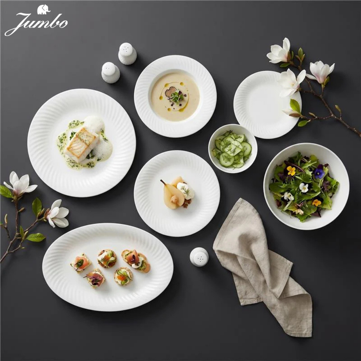 Jumbo'dan Sofraları Süsleyen Yemek Takımları