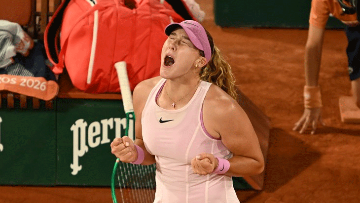 Fransa Açık'ta ilk finalist Mirra Andreeva oldu