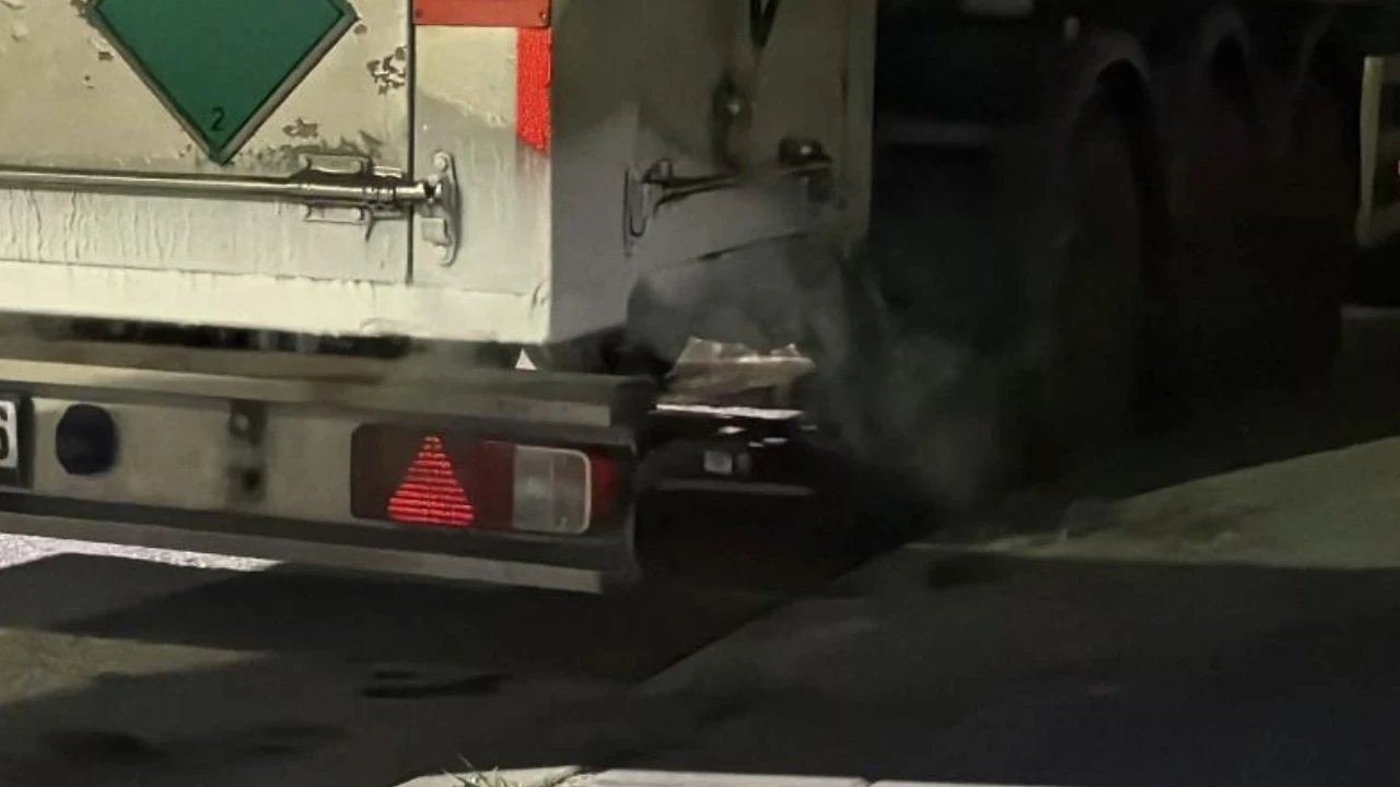 Tankerden azot gazı sızıntısı korkuttu