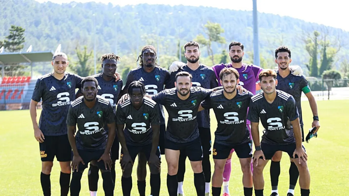 Kocaelispor, Riva kampını hazırlık maçıyla noktaladı!