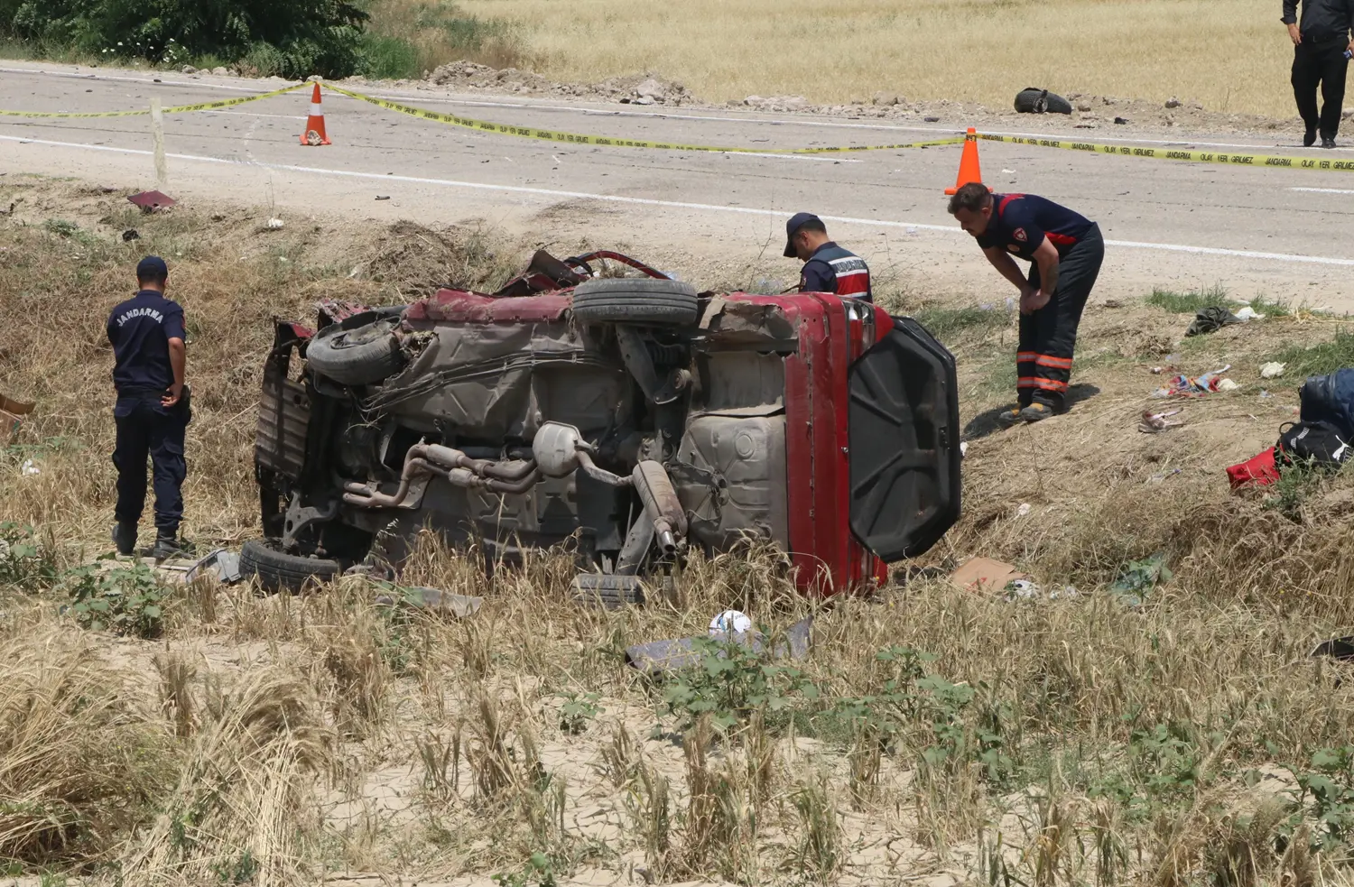 Çankırı'da korkunç kaza: 3 kişi öldü